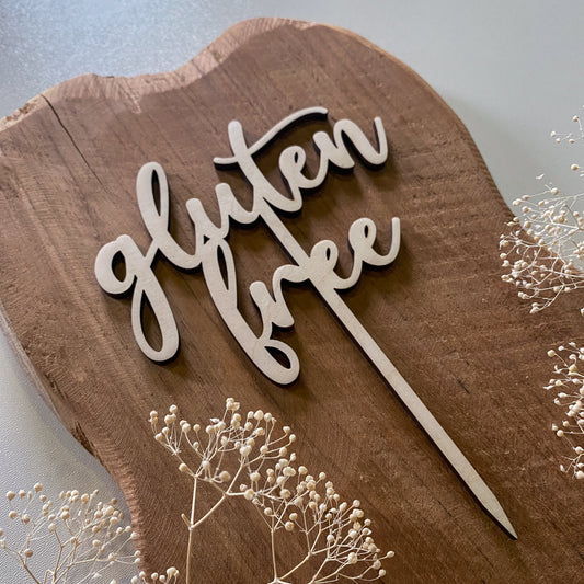 Cake Topper "glutenfree"