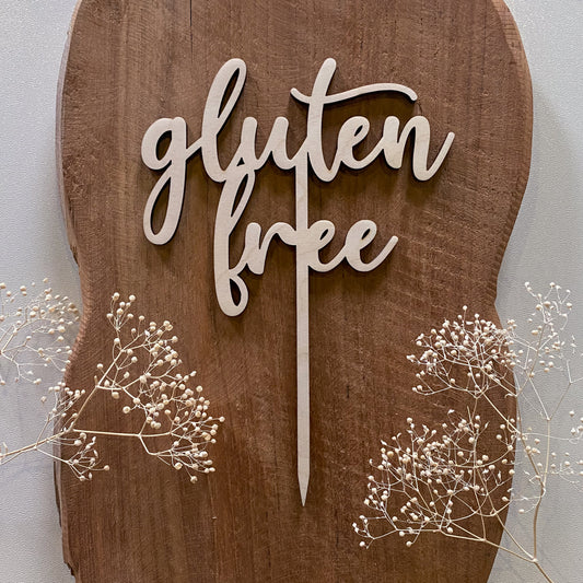 Cake Topper "glutenfree"