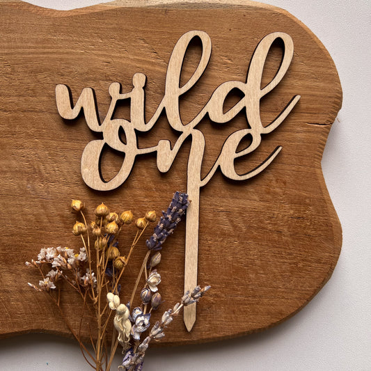 Cake Topper "wild one"