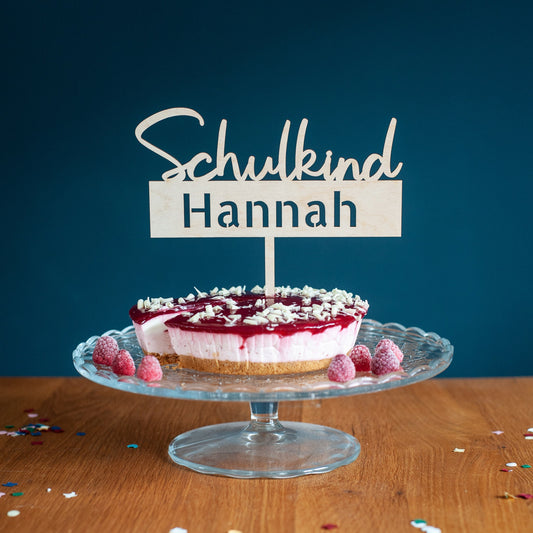 Cake Topper "Schulkind", personalisiert