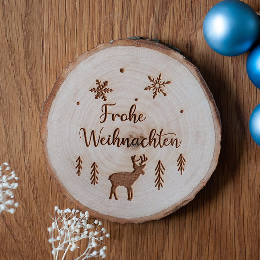 Baumscheibe "Weihnachten", personalisiert