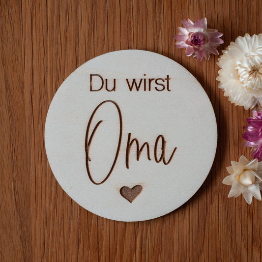 Meilensteinkarte "Du wirst Oma"