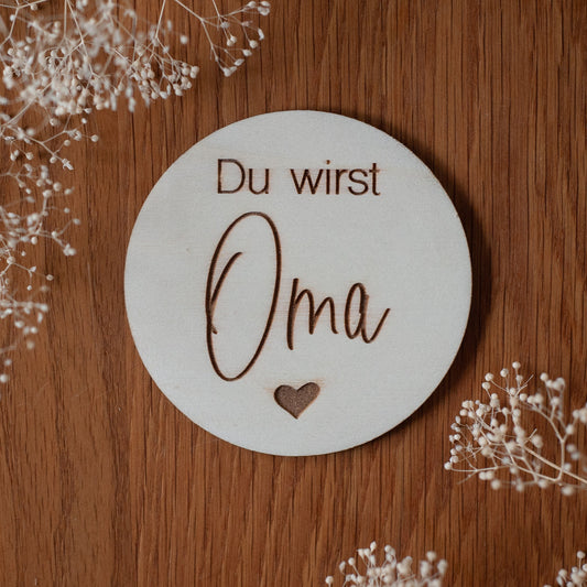 Meilensteinkarte "Du wirst Oma"