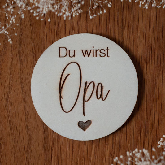 Meilensteinkarte "Du wirst Opa"