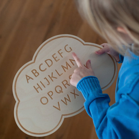 Wandbild "ABC-Wolke"