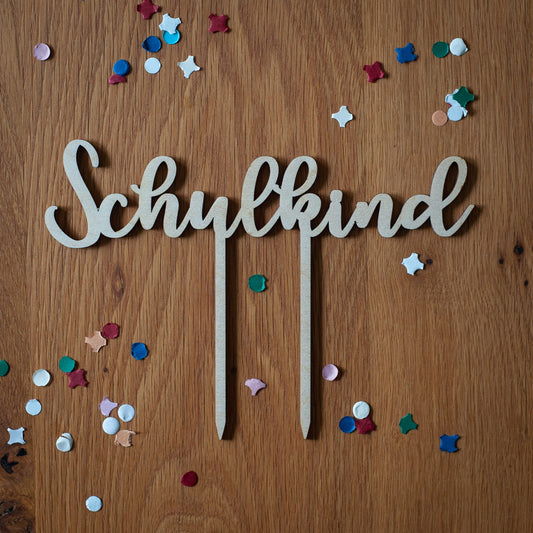 Cake Topper "Schulkind"