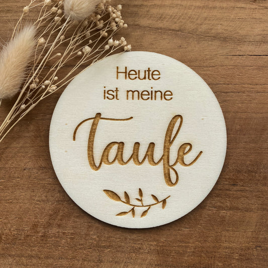 Meilensteinkarte "Heute ist meine Taufe"