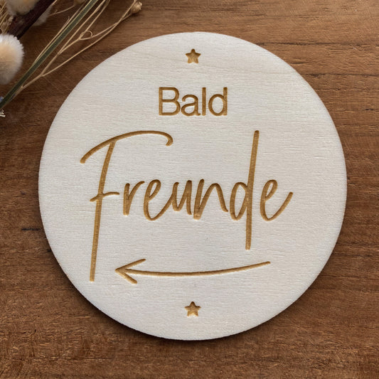 Meilensteinkarten "Bald Freunde"